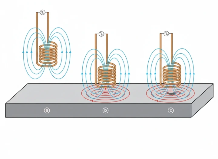 Principio de funcionamiento de las Corrientes Inducidas (Eddy Currents) en NDT